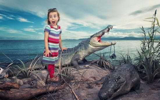 عکس های دیدنی دختری زیبا با سوژه های طنز و جالب