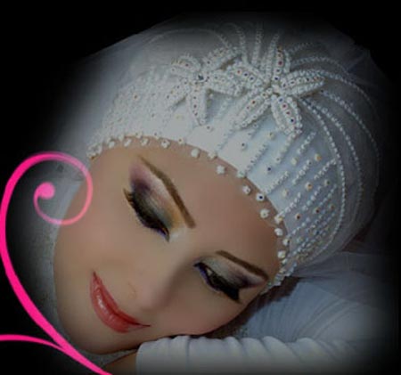 زیباترین مدل کلاه برای عروس های محجبه