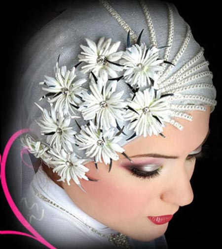 زیباترین مدل کلاه برای عروس های محجبه