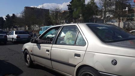 بی فرهنگ ترین راننده در جاده تهران- کرج + تصویری