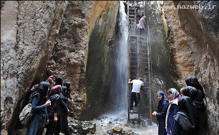 مکان دیدنی خراسان - آبشار قره سو + تصاویر بکر