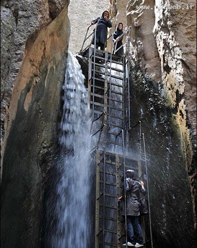 مکان دیدنی خراسان - آبشار قره سو + تصاویر بکر