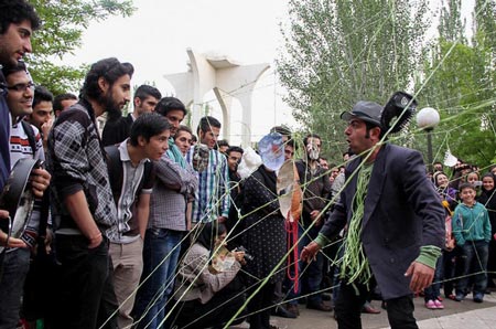 تصاویری از جشنواره تئاتر خیابانی در تبریز 
