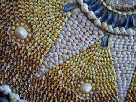  شل گروتو مسیری که با صدف تزئین شده + تصاویر