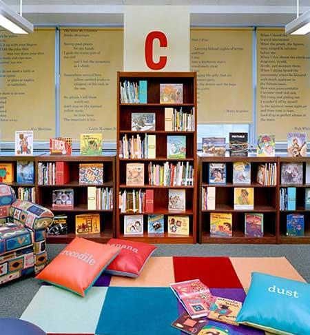مدل های خلاقانه کتابخانه برای کودکان + تصاویر