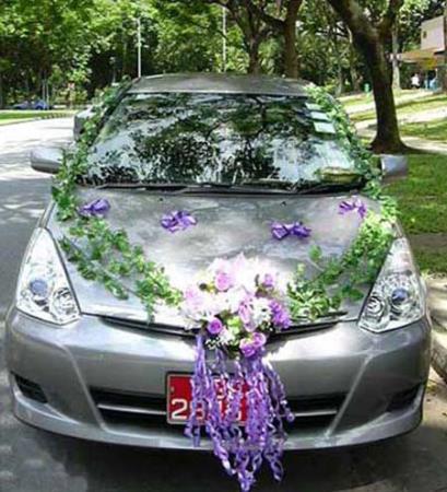 مدل های شیک تزئین ماشین عروس (عکس)