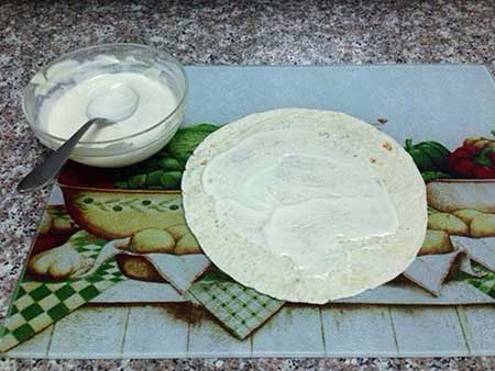 طرز تهیه ی ساندویچ شاورما مکزیکی + تصاویر