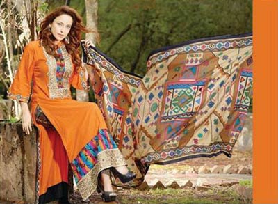 شیک ترین مدل های لباس مجلسی پاکستانی 2014
