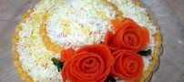 جدیدترین نمونه های تزئین سالاد الویه (تصویری)