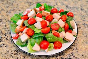 سالاد گوجه فرنگی کباب شده! شام سبک سالاد گوجه فرنگی کباب شده! شام سبک