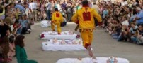مراسم مذهبی احمقانه و عجیب در اسپانیا! +تصاویر