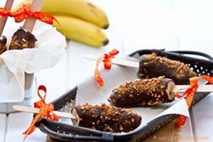 طرز تهیه ی دسر موزی شکلاتی