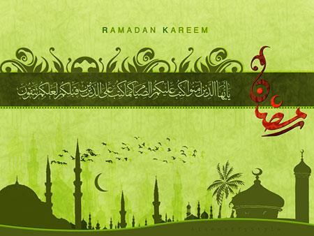 کارت پستال های زیبای ماه مبارک رمضان (نقاشی و کاریکاتور)