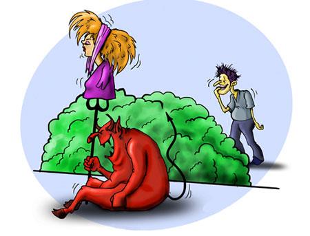 کاریکاتورهای خنده دار و دیدنی حجاب و بد حجابی