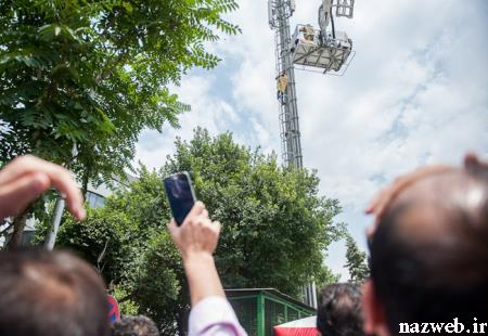 تصاویر خودکشی درمیدان هفت تیر تهران