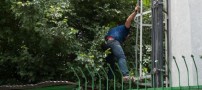 تصاویر خودکشی درمیدان هفت تیر تهران