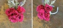 آموزش تصویری دستبند با گلهای مصنوعی + عکس