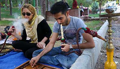دختران و پسران ایران دود،آب و آتش (تصاویر)