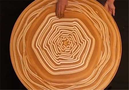 هنرنمایی و نقاشی های زیبا با خاک رس (تصویری)