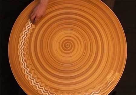 هنرنمایی و نقاشی های زیبا با خاک رس (تصویری)