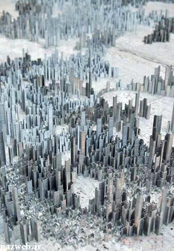سوزن منگنه هایی که یک شهر را تشکیل دادند!! + تصاویر