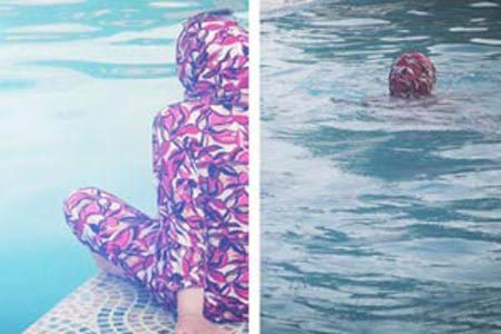 شنای زنان با لباس ممنوع !!! + عکس