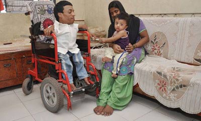 اندام متضاد و عشق و ازدواج این زوج عجیب + عکس
