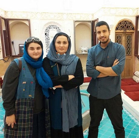 عکس دیده نشده از مدینه و دخترش در اصفهان