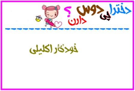دخترها چی دوست دارند؟ طنز تصویری