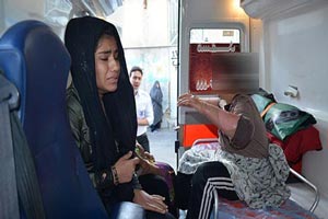 تصاویری از انفجار و آتش سوزی در اسکان زائران مشهد