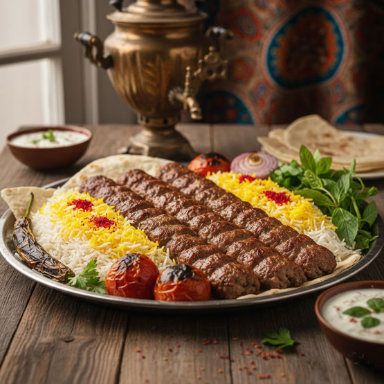 کباب کوبیده قالبی مجلسی؛ آموزش کامل با نکات طلایی وا نرفتن