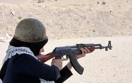 تصاویری از میدان تیرخواهران بسیجی