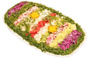 سالاد رژیمی مدیترانه ای سالاد رژیمی مدیترانه ای
