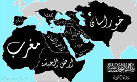 گروه تروریستی داعش با ایران چقدر فاصله دارد؟ + نقشه