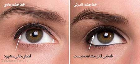 خط چشم نامرئی را این گونه بکشید