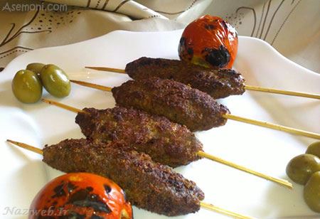 طرز تهیه ی انواع کباب 