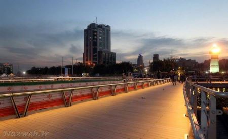 افتتاح دیدنی بزرگترین پل غیرخودرویی در تهران + تصاویر