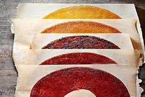 طرز تهیه ی انواع لواشک های میوه ای پاییز و زمستان طرز تهیه ی انواع لواشک های میوه ای پاییز و زمستان