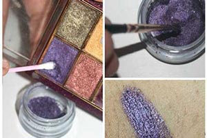 آموزش تهیه خط چشم رنگی با سایه های شکسته آموزش تهیه خط چشم رنگی با سایه های شکسته