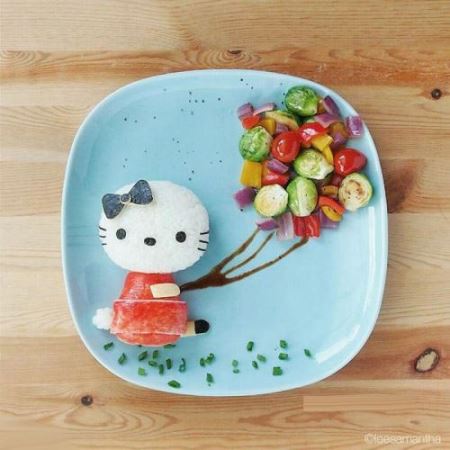 تزئین غذا برای کودکان تصاویر بسیار زیبا و خوشمزه