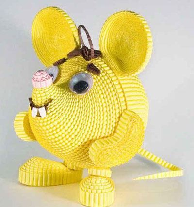 کاردستی های جالب با کاغذهای رنگی برای کودکان