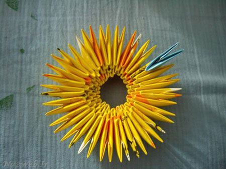آموزش تصویری ساخت جامدادی زیبا با کاغذ