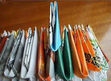 آموزش تصویری ساخت جامدادی زیبا با کاغذ