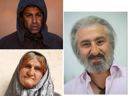 سنگین ترین گریم های دیدنی سینمای ایران + تصاویر