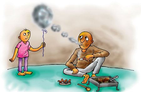 کاریکاتورهای بسیار جالب و خنده دار اعتیاد به مواد مخدر