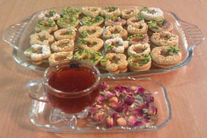 طرز تهیه ی شیرینی معروف مشهدی