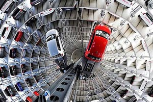 تصاویری دیدنی از پارکینگ طبقاتی فوق مدرن