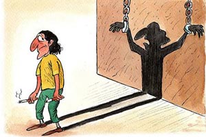 کاریکاتورهای بسیار جالب و خنده دار اعتیاد به مواد مخدر