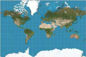 آیا می دانستید نقشه کره زمین با واقعیت تفاوت دارد! (عکس)