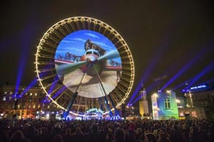 فستیوال نورافشانی بسیار دیدنی فرانسه (تصویری)